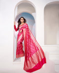 Shahi Gulab | Banarasi Handloom Silk