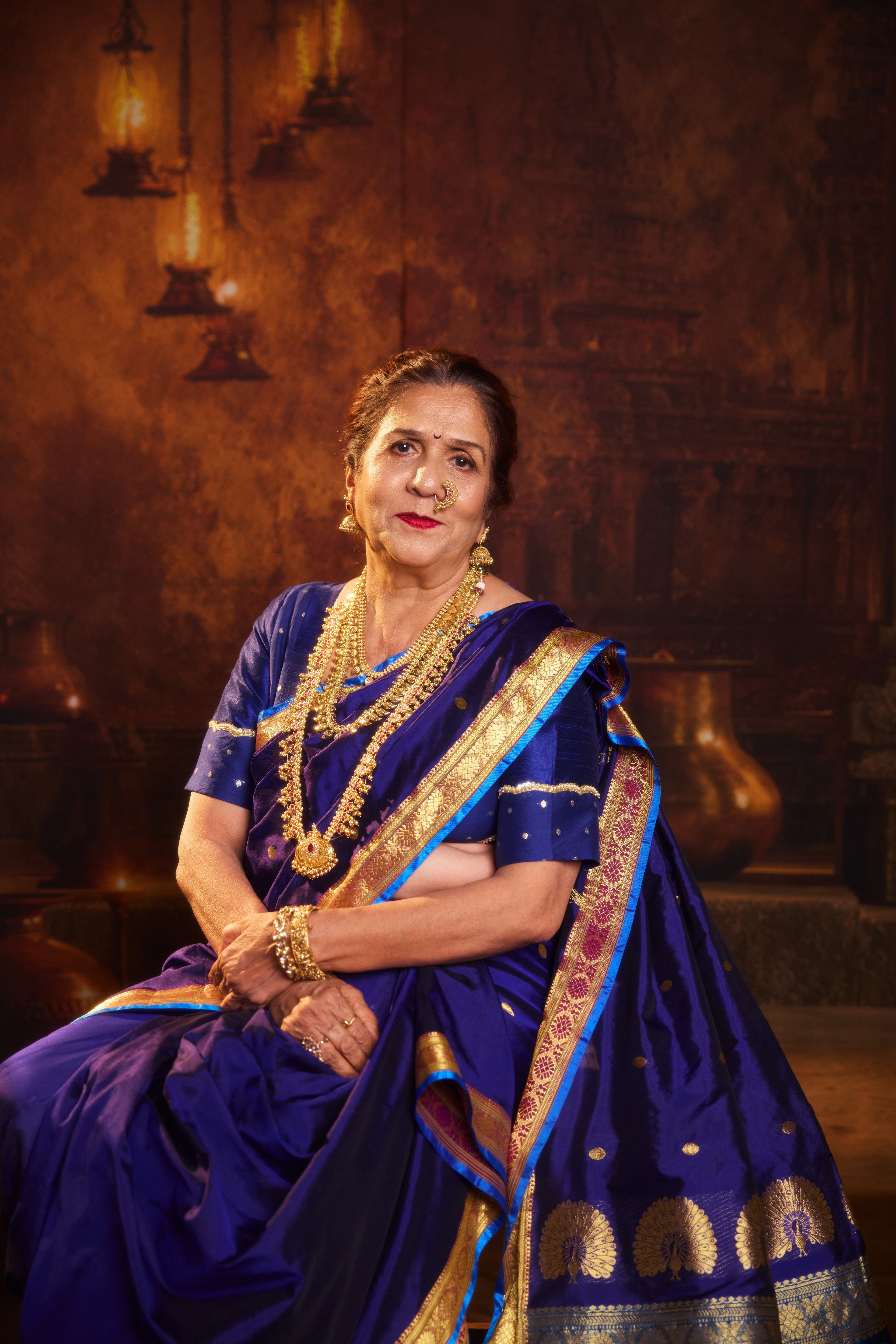 Neelanjali Nauvaar — Pure Silk Nauvari