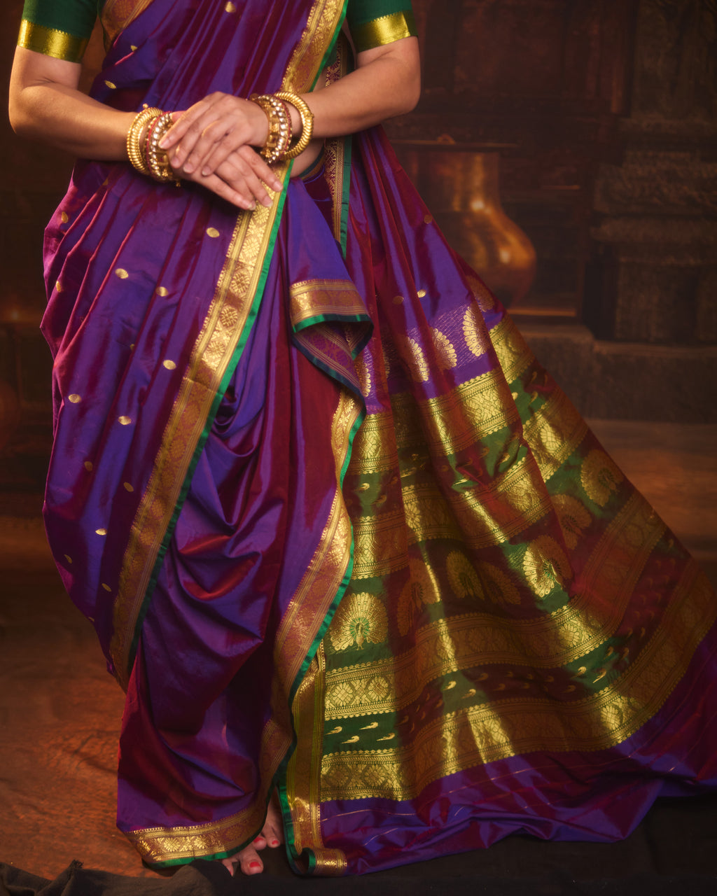 Mugdha Nauvaar — Pure Silk Nauvari