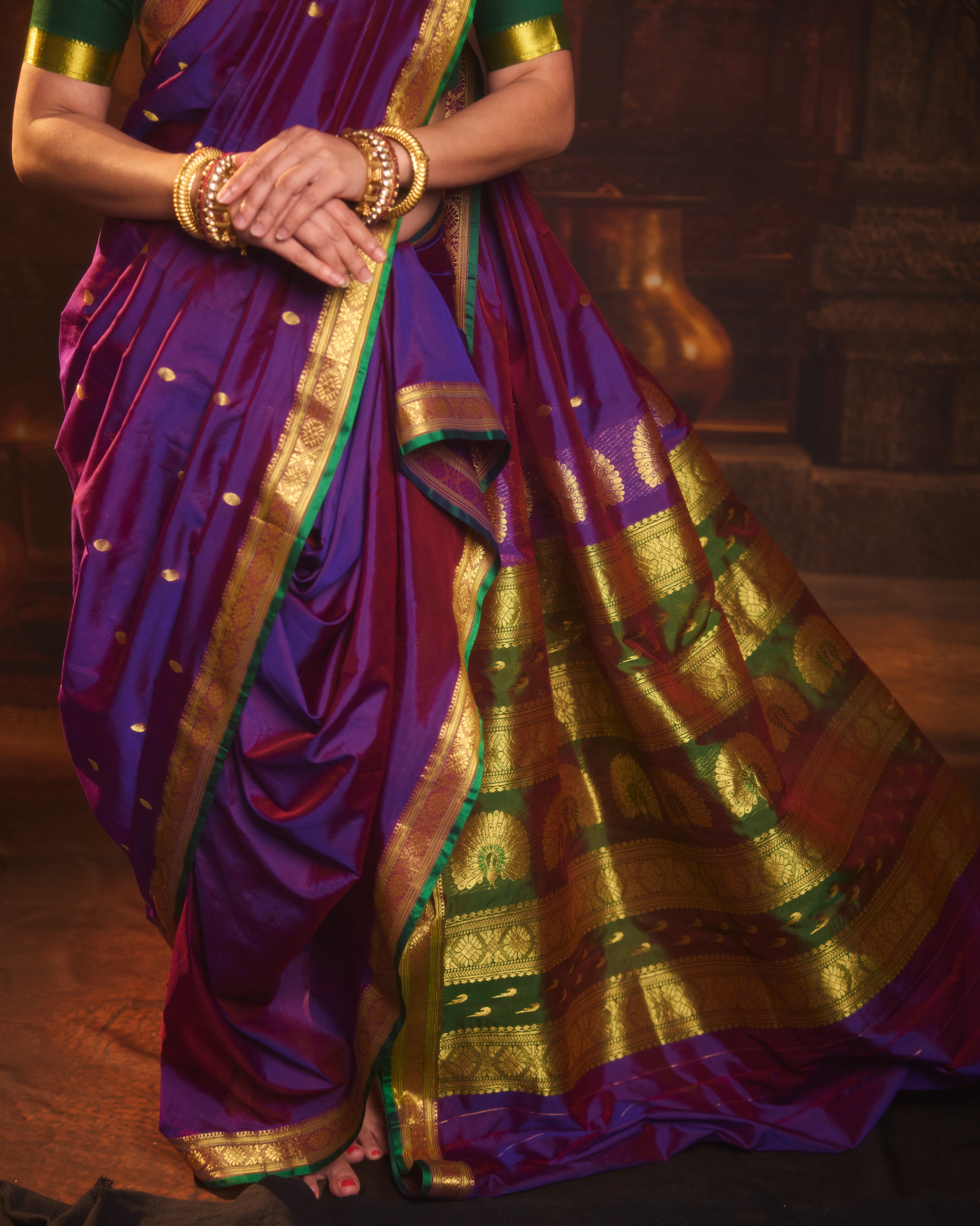 Mugdha Nauvaar — Pure Silk Nauvari