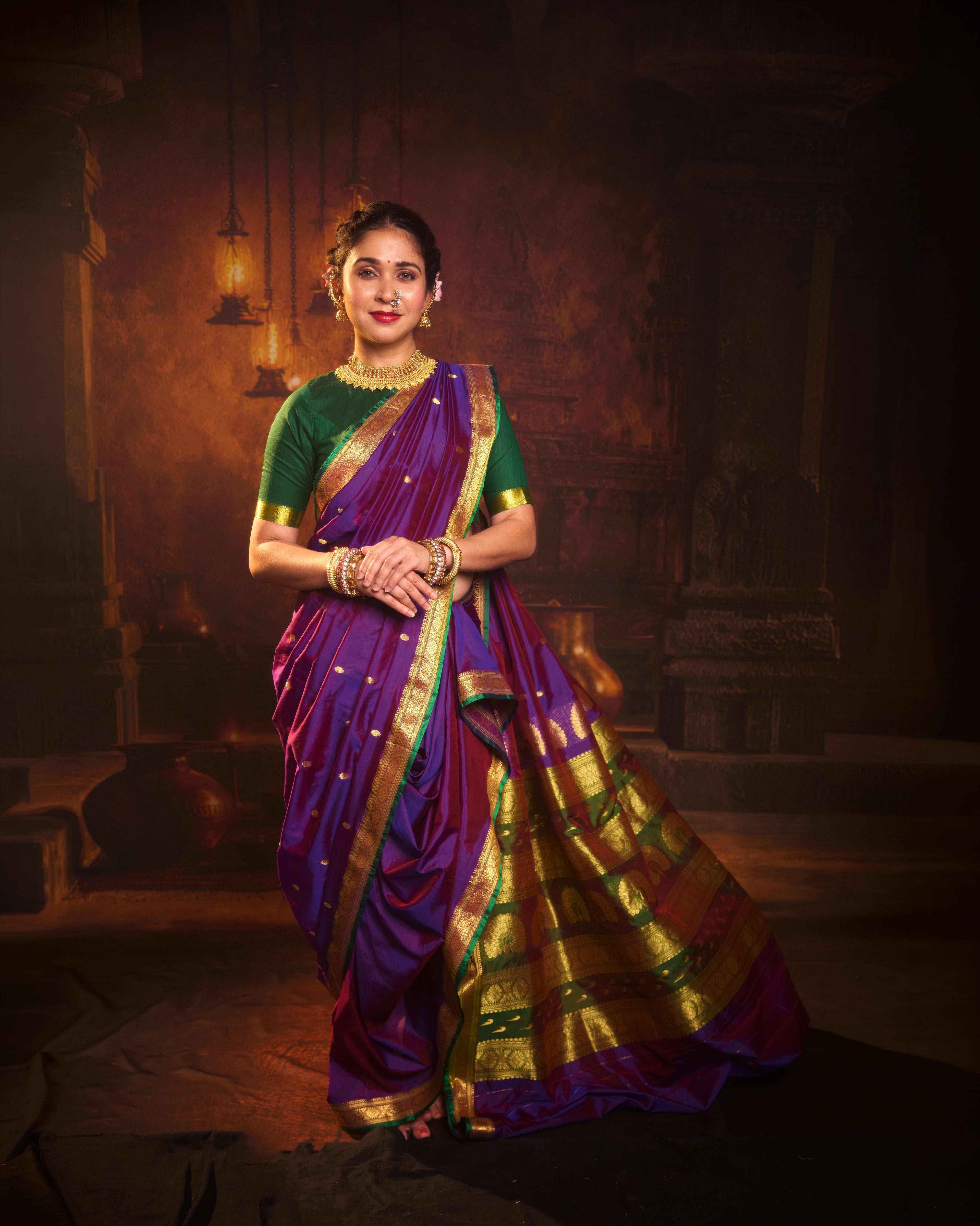 Mugdha Nauvaar — Pure Silk Nauvari