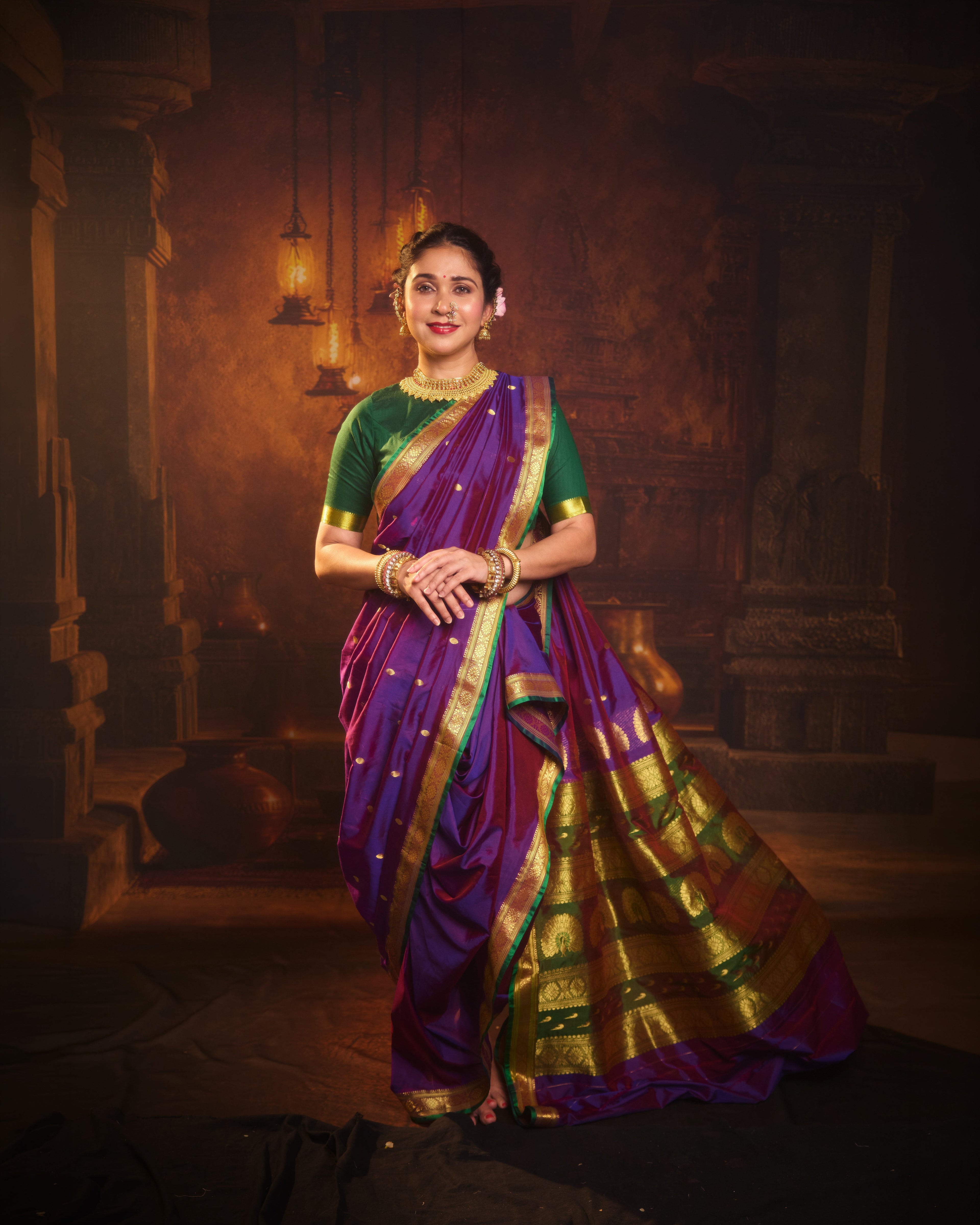 Mugdha Nauvaar — Pure Silk Nauvari