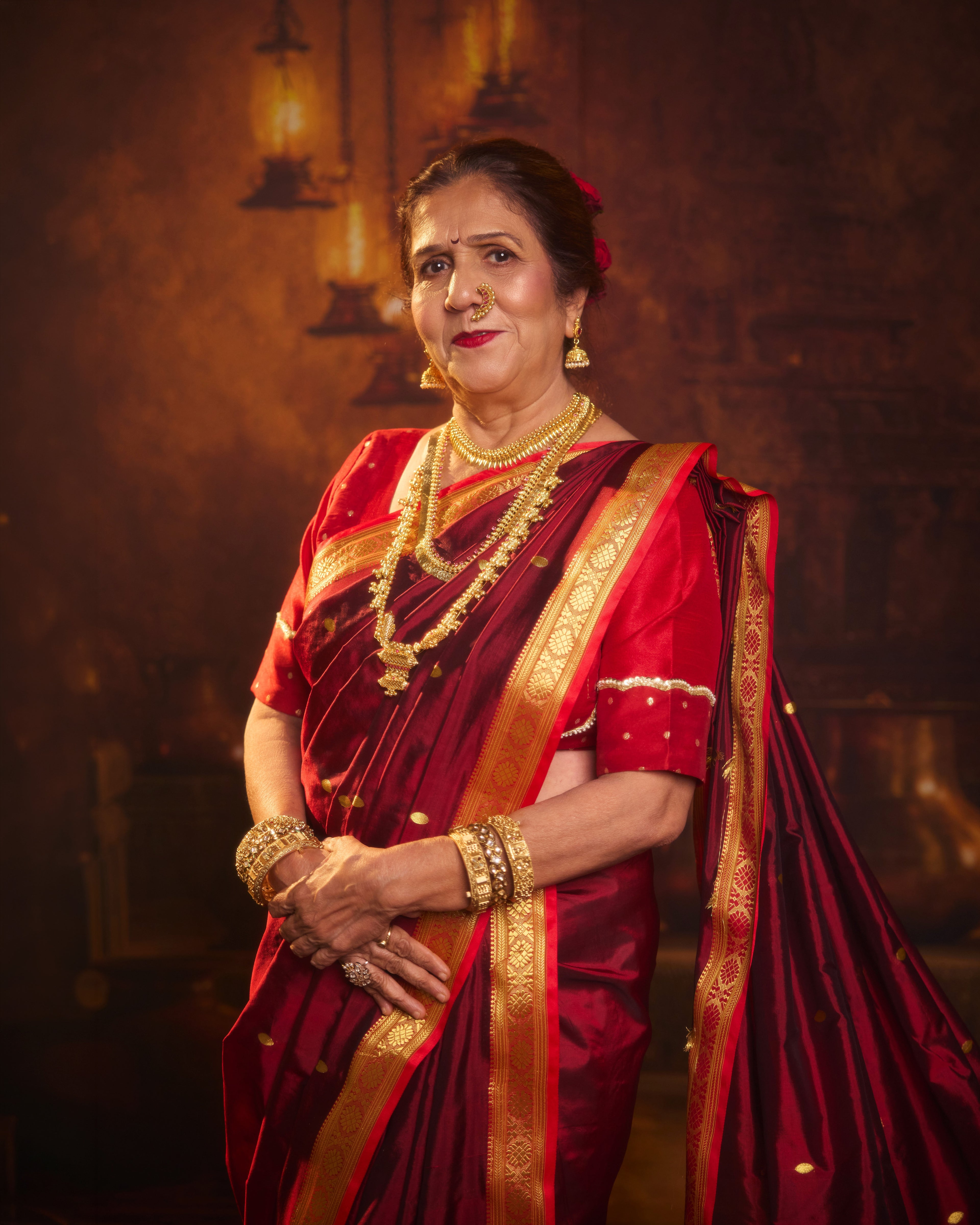 Ratna Nauvaar — Pure Silk Nauvari