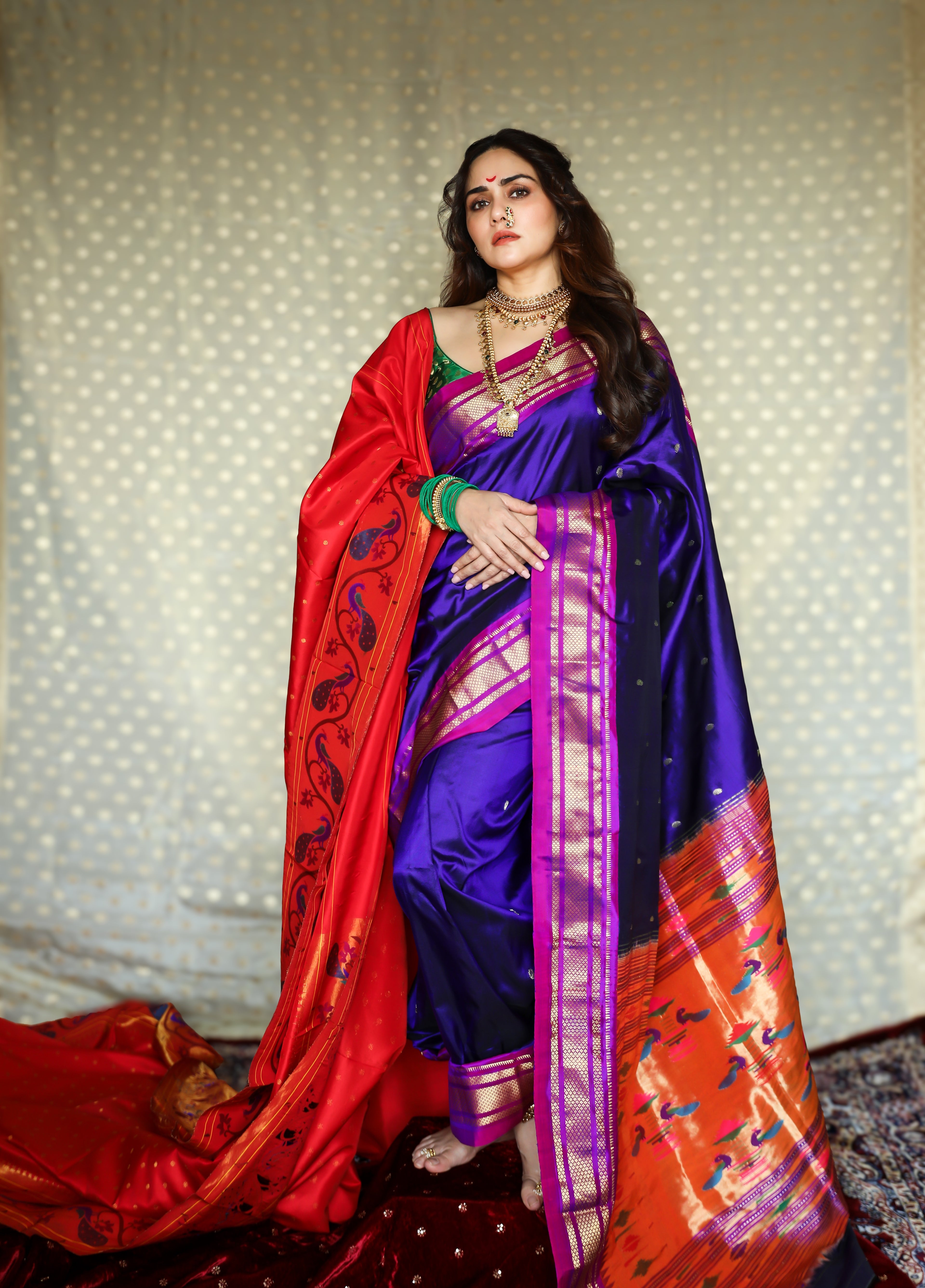 Shyam Ratra Paithani