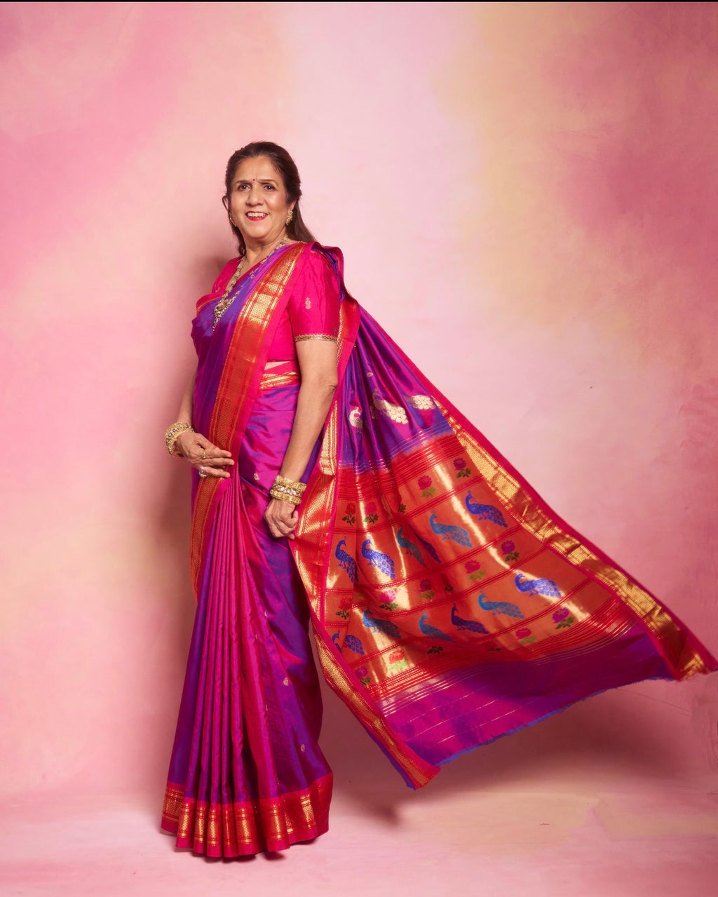 Rajmata Handloom Yeola Paithani