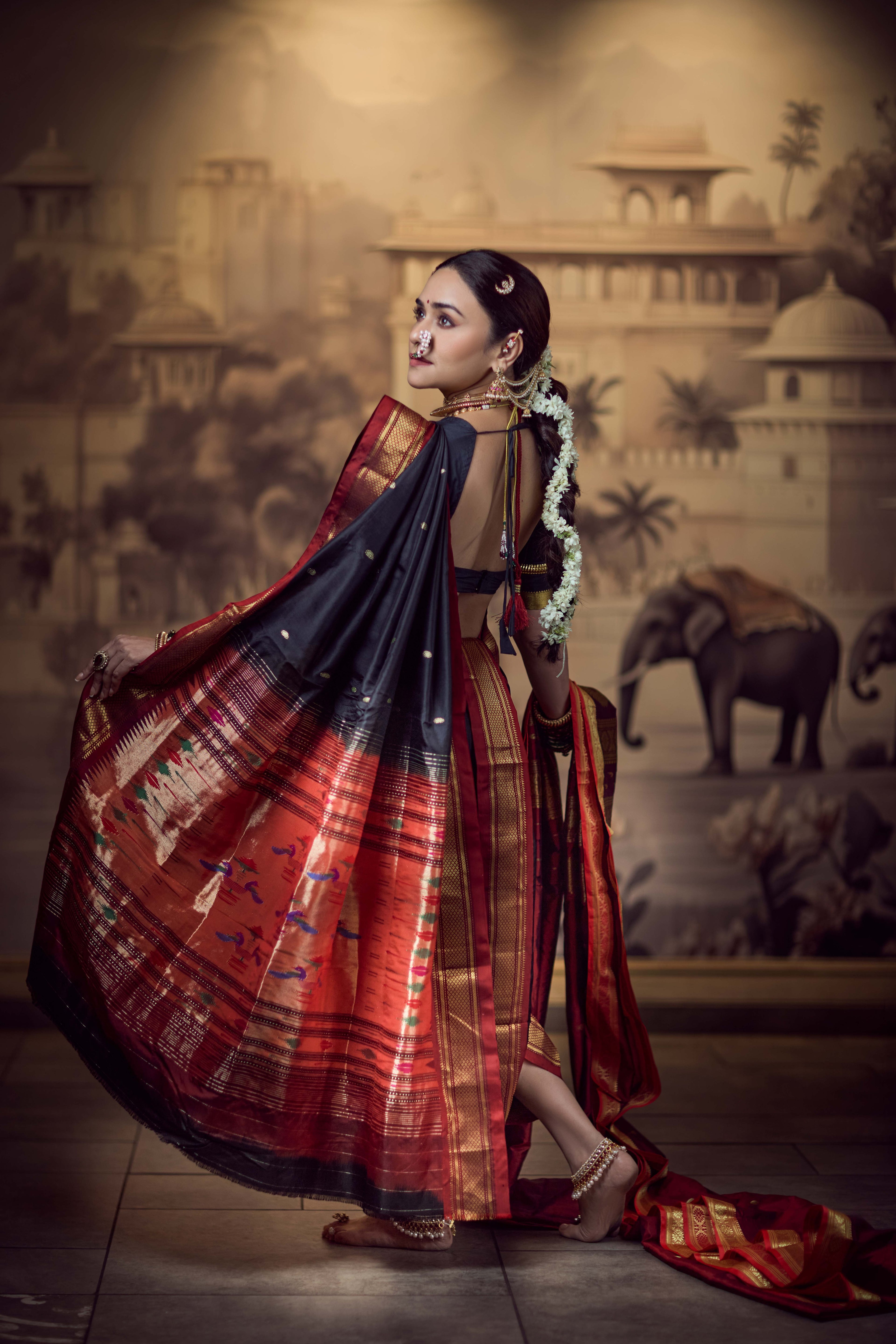 Chandrakala – Yeola Pure Handloom Paithani