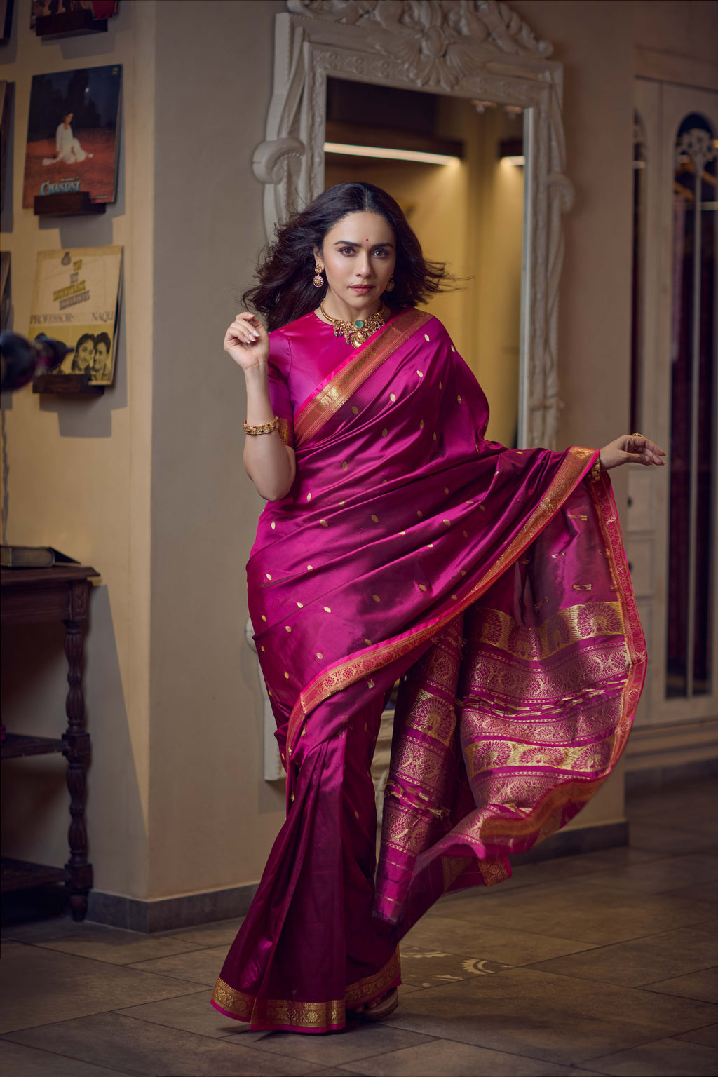 Jijamata Kusumita – Pure Silk Saree
