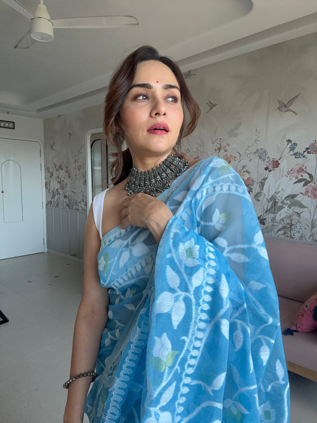 Aqua Cool Saree