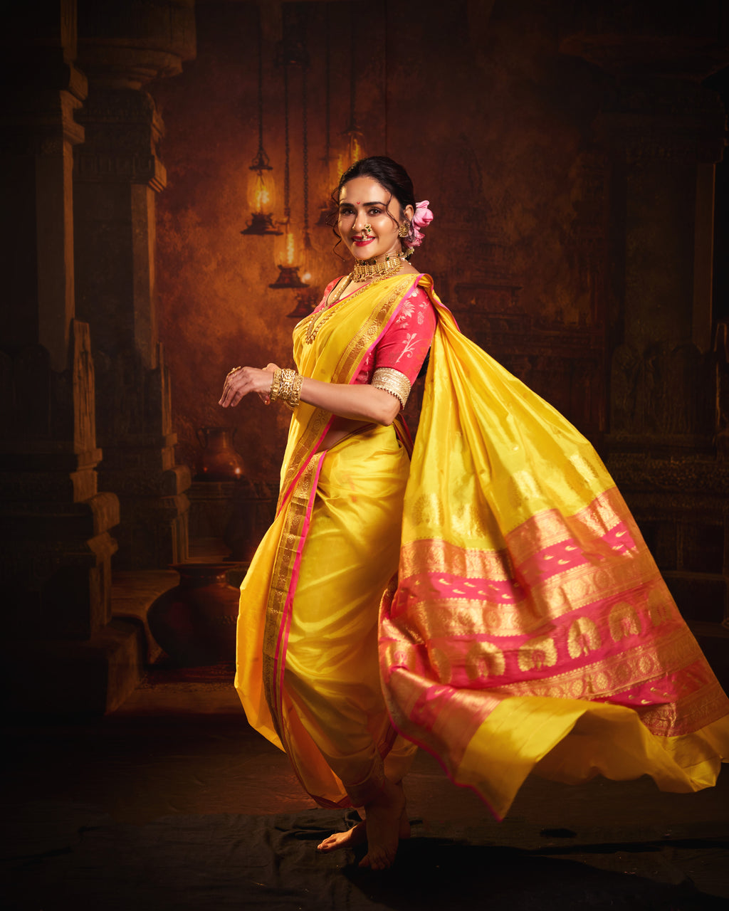 Surekha Nauvaar — Pure Silk Nauvari