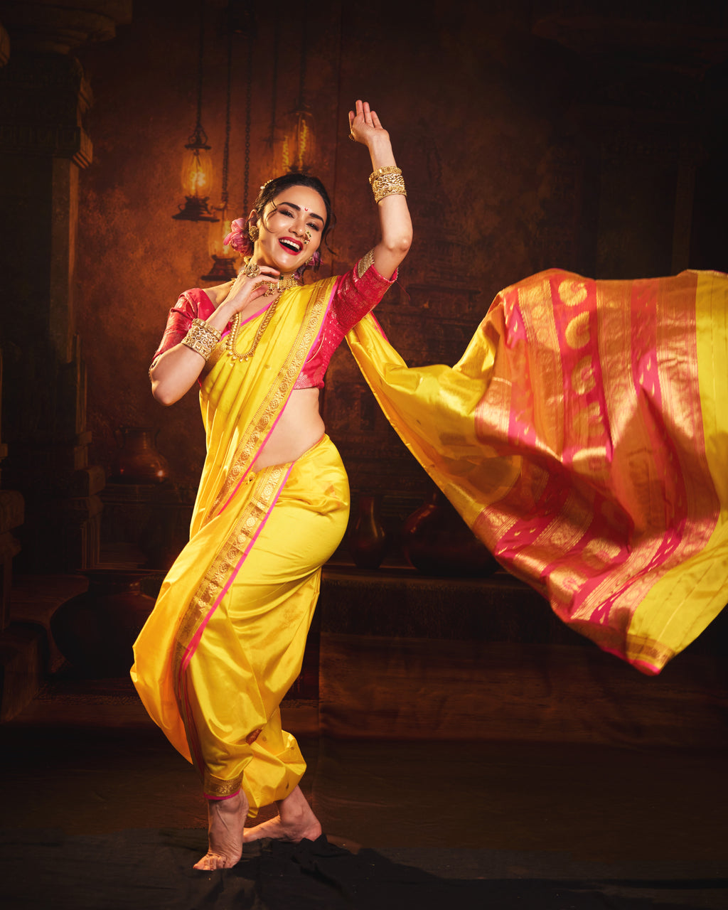 Surekha Nauvaar — Pure Silk Nauvari
