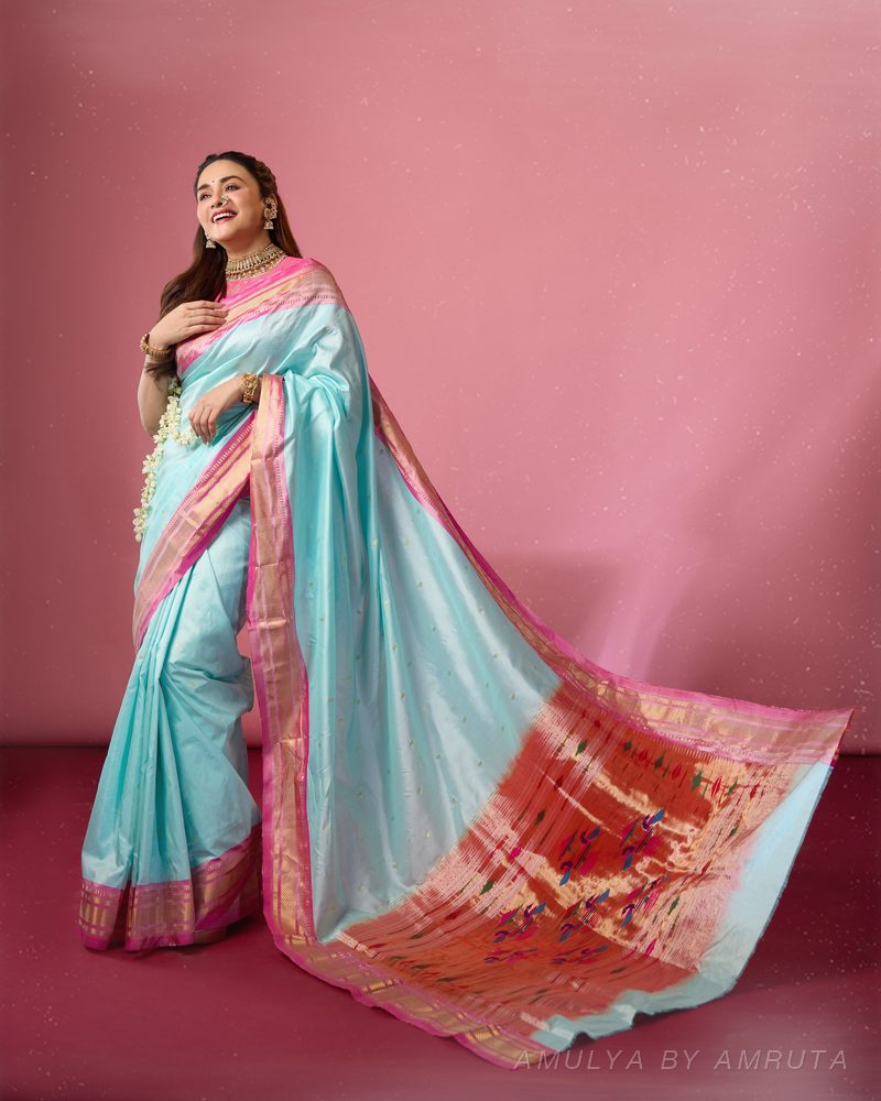  saree, worn — Worn · 3. Handpicked by AMULYA by Amruta.
