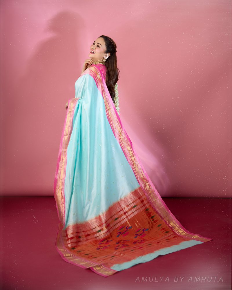  saree, worn — Worn · 4. Handpicked by AMULYA by Amruta.