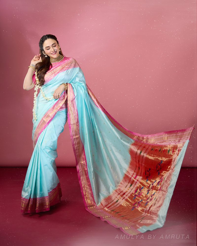  saree, worn — Worn · 5. Handpicked by AMULYA by Amruta.