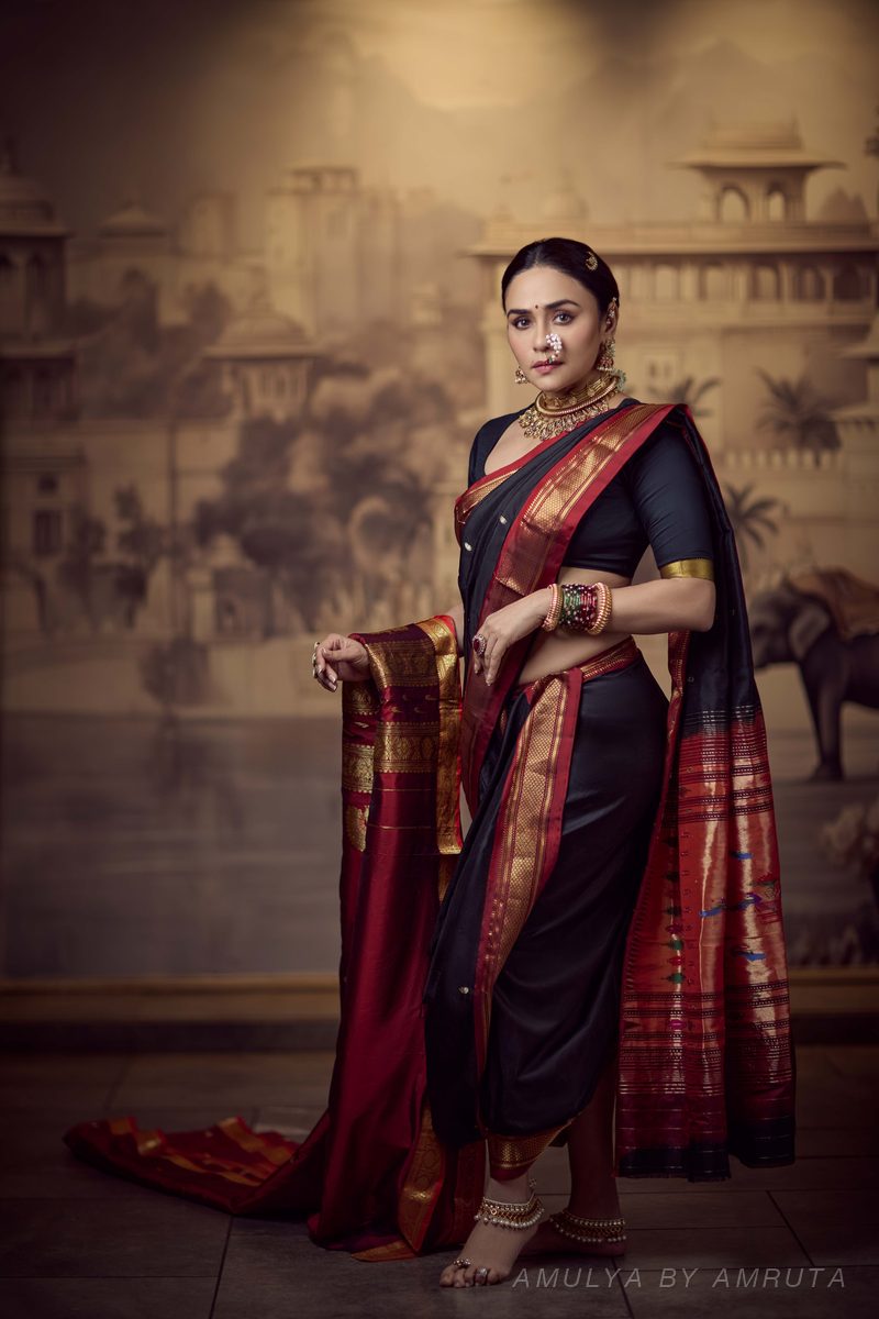  saree, worn — Worn · 3. Handpicked by AMULYA by Amruta.