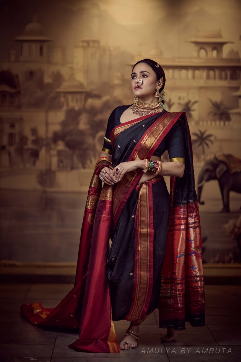  saree, worn — Worn · 4. Handpicked by AMULYA by Amruta.