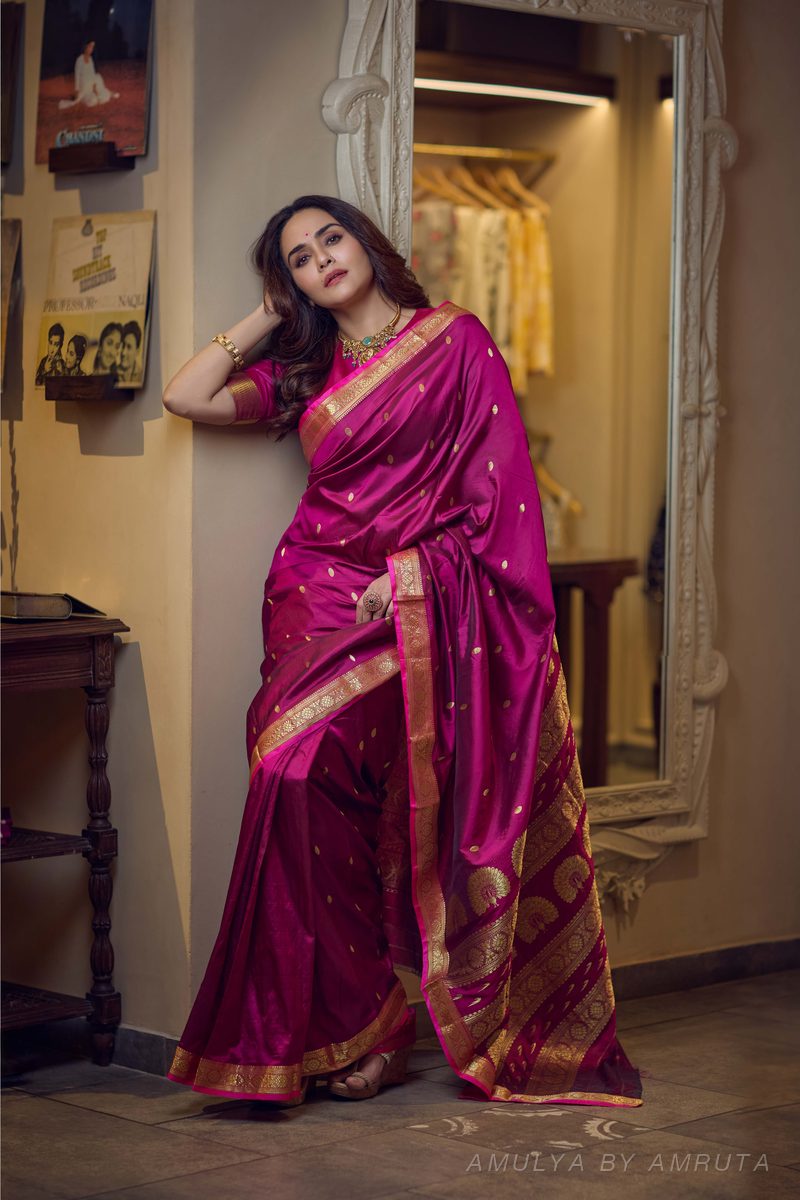  saree, worn — Worn · 3. Handpicked by AMULYA by Amruta.
