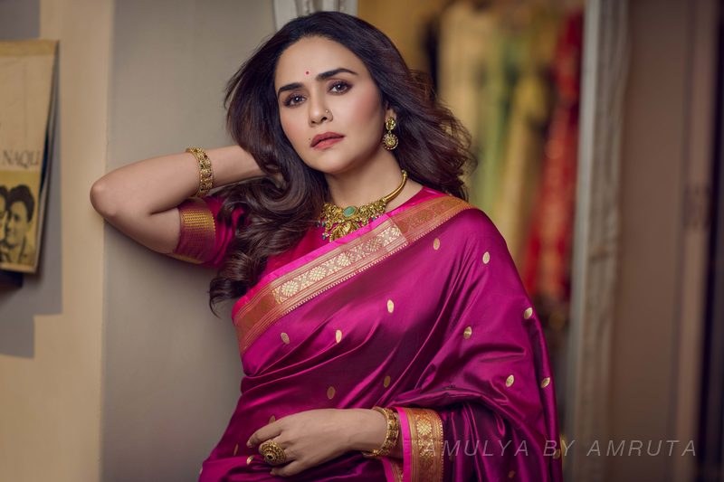  saree, worn — Worn · 4. Handpicked by AMULYA by Amruta.