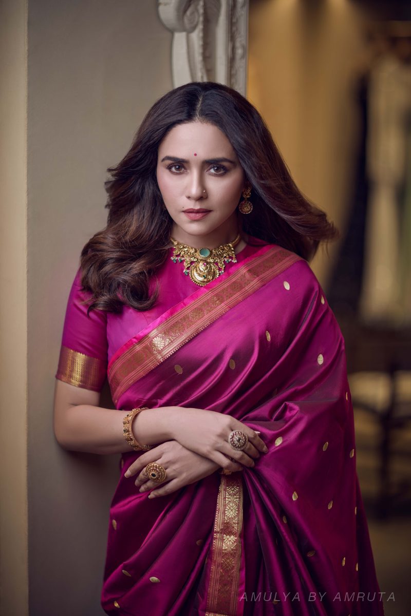  saree, worn — worn-6. Handpicked by AMULYA by Amruta.