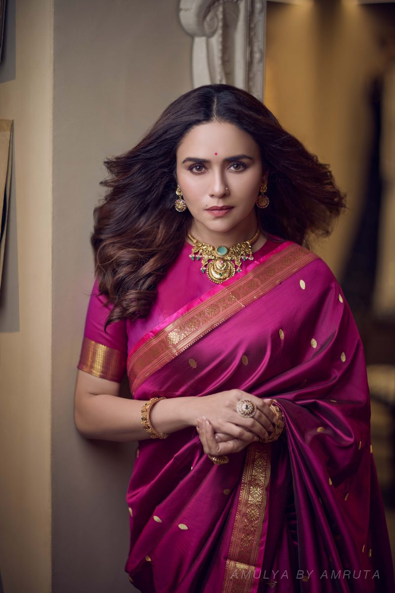  saree, worn — worn-7. Handpicked by AMULYA by Amruta.