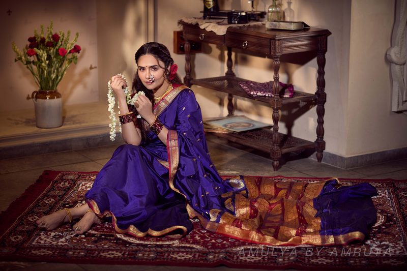  saree, worn — Worn · 5. Handpicked by AMULYA by Amruta.