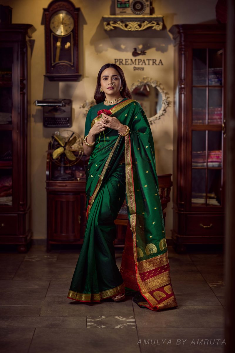  saree, worn — Worn · 3. Handpicked by AMULYA by Amruta.
