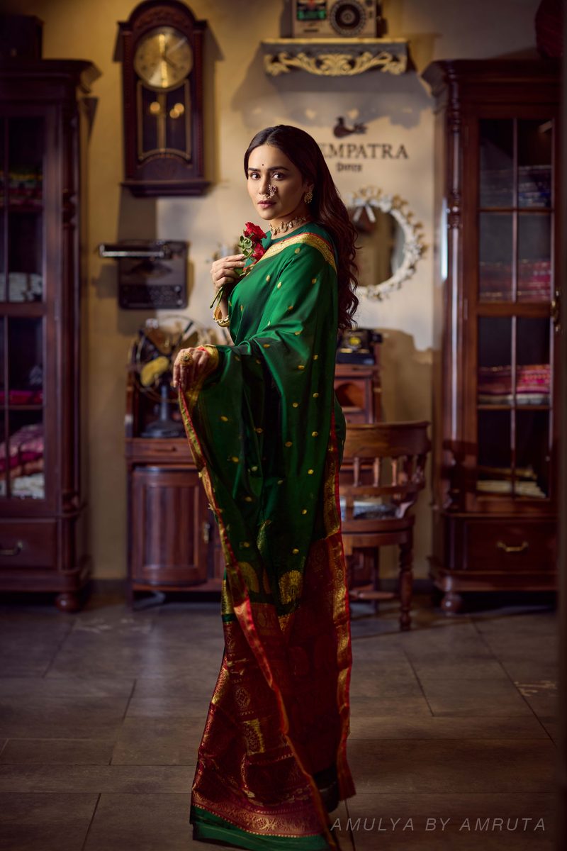  saree, worn — Worn · 4. Handpicked by AMULYA by Amruta.