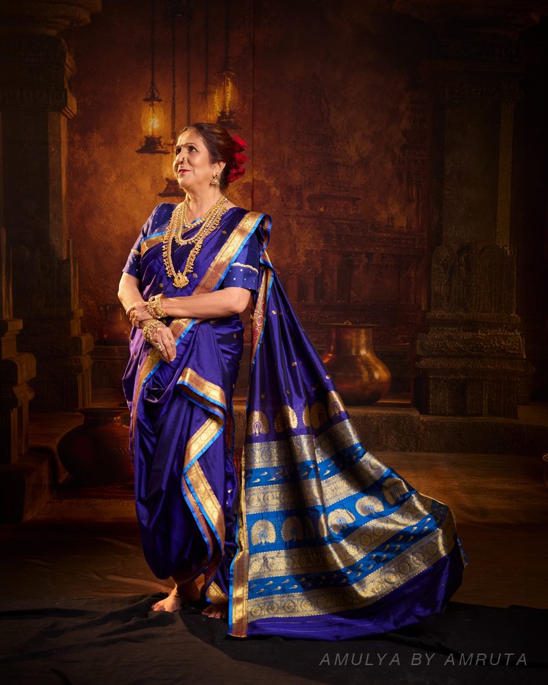  saree, worn — Worn · 3. Handpicked by AMULYA by Amruta.
