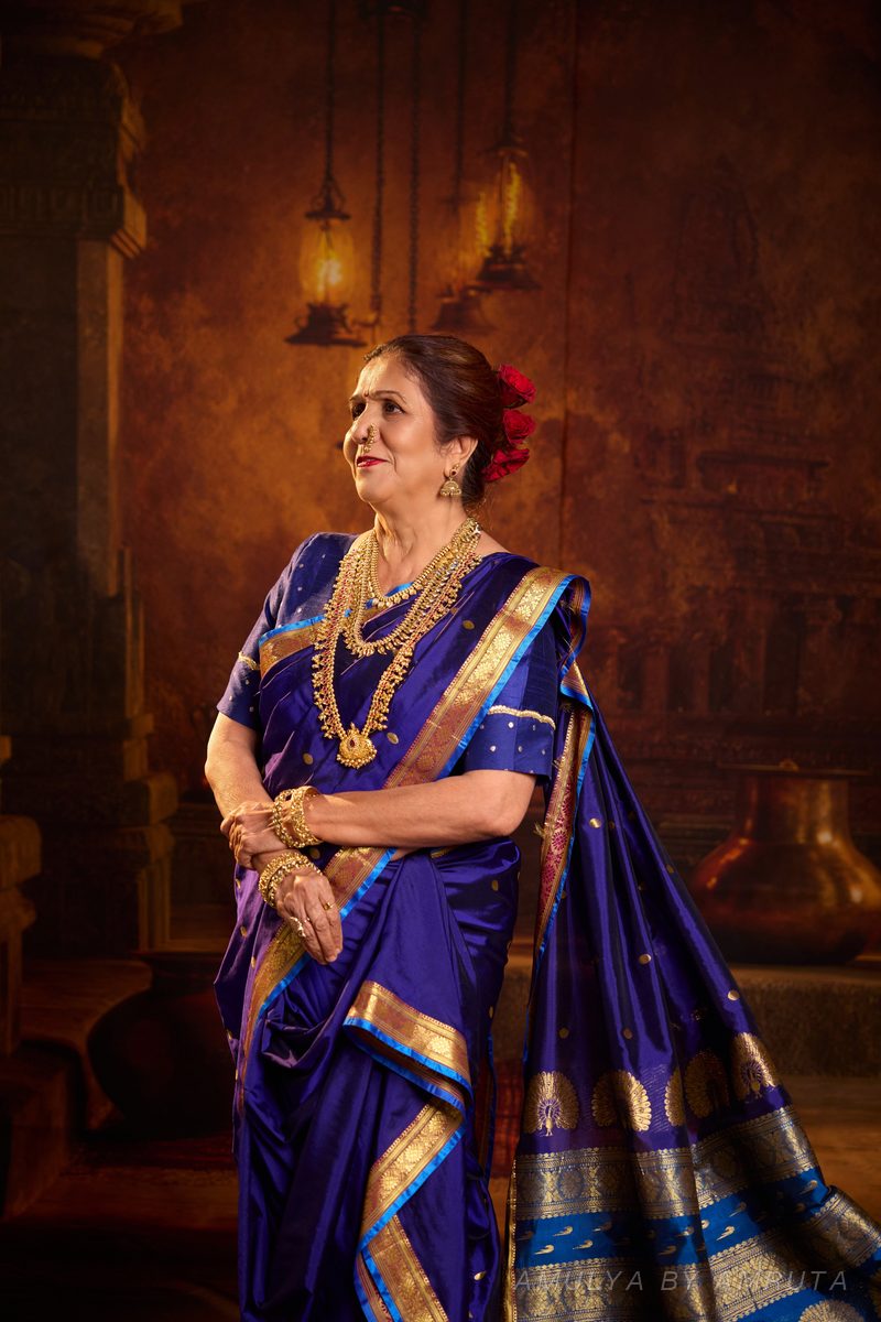  saree, worn — Worn · 4. Handpicked by AMULYA by Amruta.
