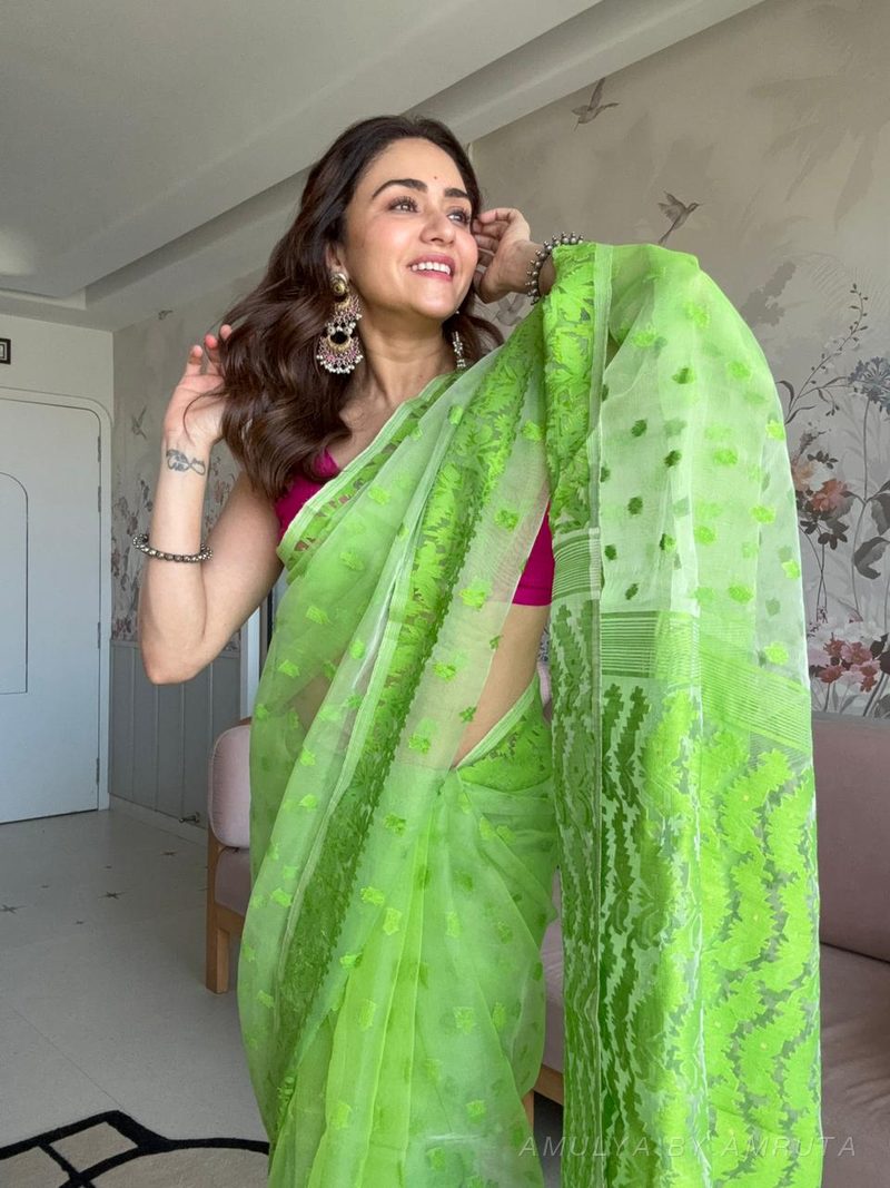  saree, worn — Worn · 3. Handpicked by AMULYA by Amruta.