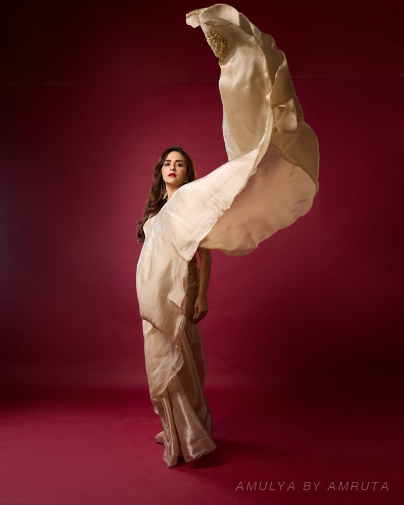  saree, worn — Worn · 3. Handpicked by AMULYA by Amruta.