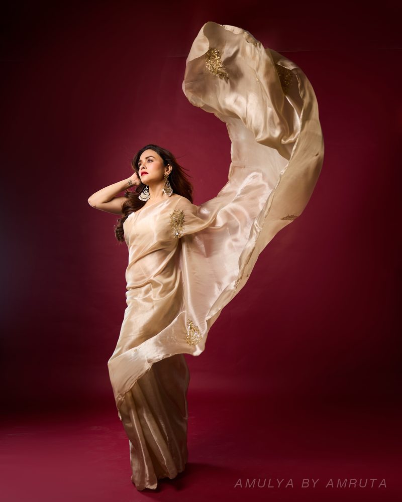  saree, worn — Worn · 4. Handpicked by AMULYA by Amruta.