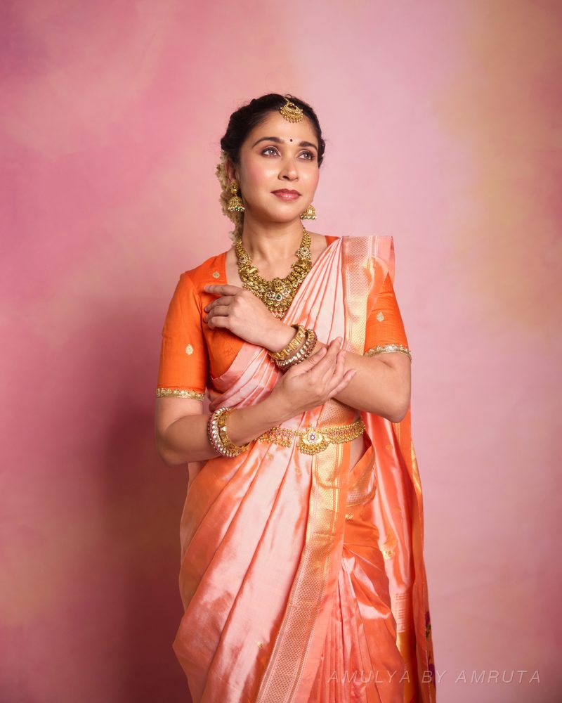  saree, worn — worn-6. Handpicked by AMULYA by Amruta.