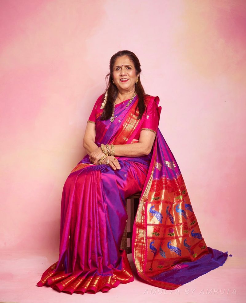 saree, worn — Worn · 3. Handpicked by AMULYA by Amruta.