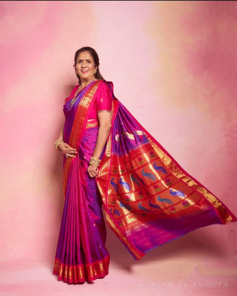  saree, worn — Worn · 4. Handpicked by AMULYA by Amruta.