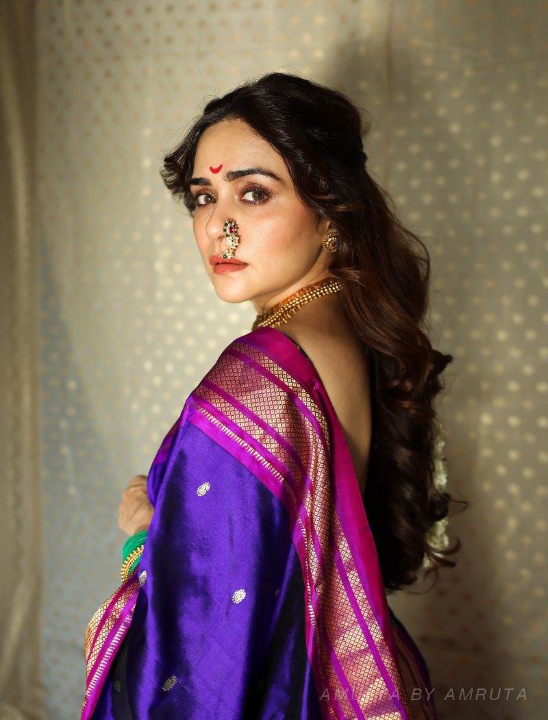  saree, worn — Worn · 4. Handpicked by AMULYA by Amruta.