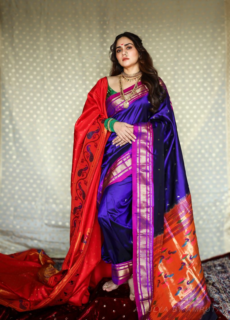  saree, worn — Worn. Handpicked by AMULYA by Amruta.