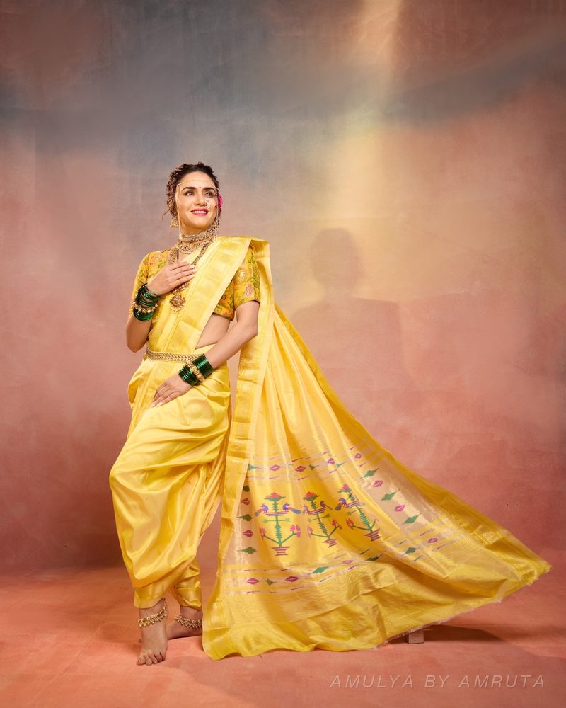  saree, worn — Worn · 5. Handpicked by AMULYA by Amruta.