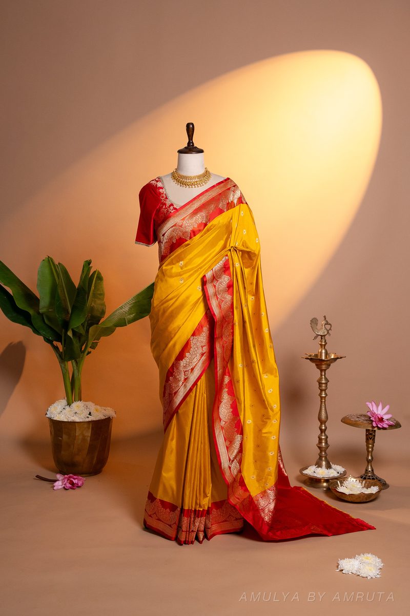  saree, worn — Worn · 3. Handpicked by AMULYA by Amruta.