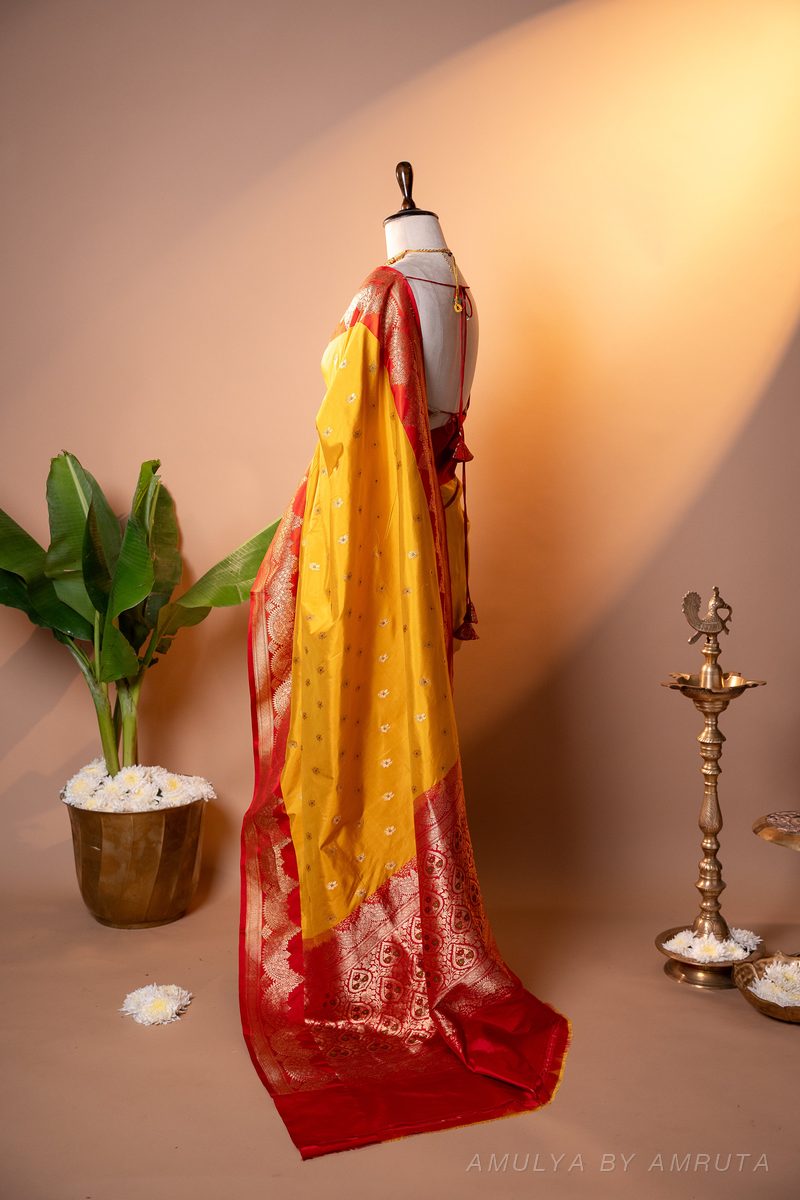  saree, worn — Worn · 4. Handpicked by AMULYA by Amruta.