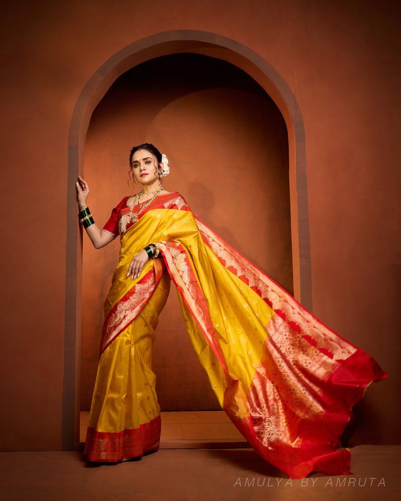  saree, worn — worn-7. Handpicked by AMULYA by Amruta.